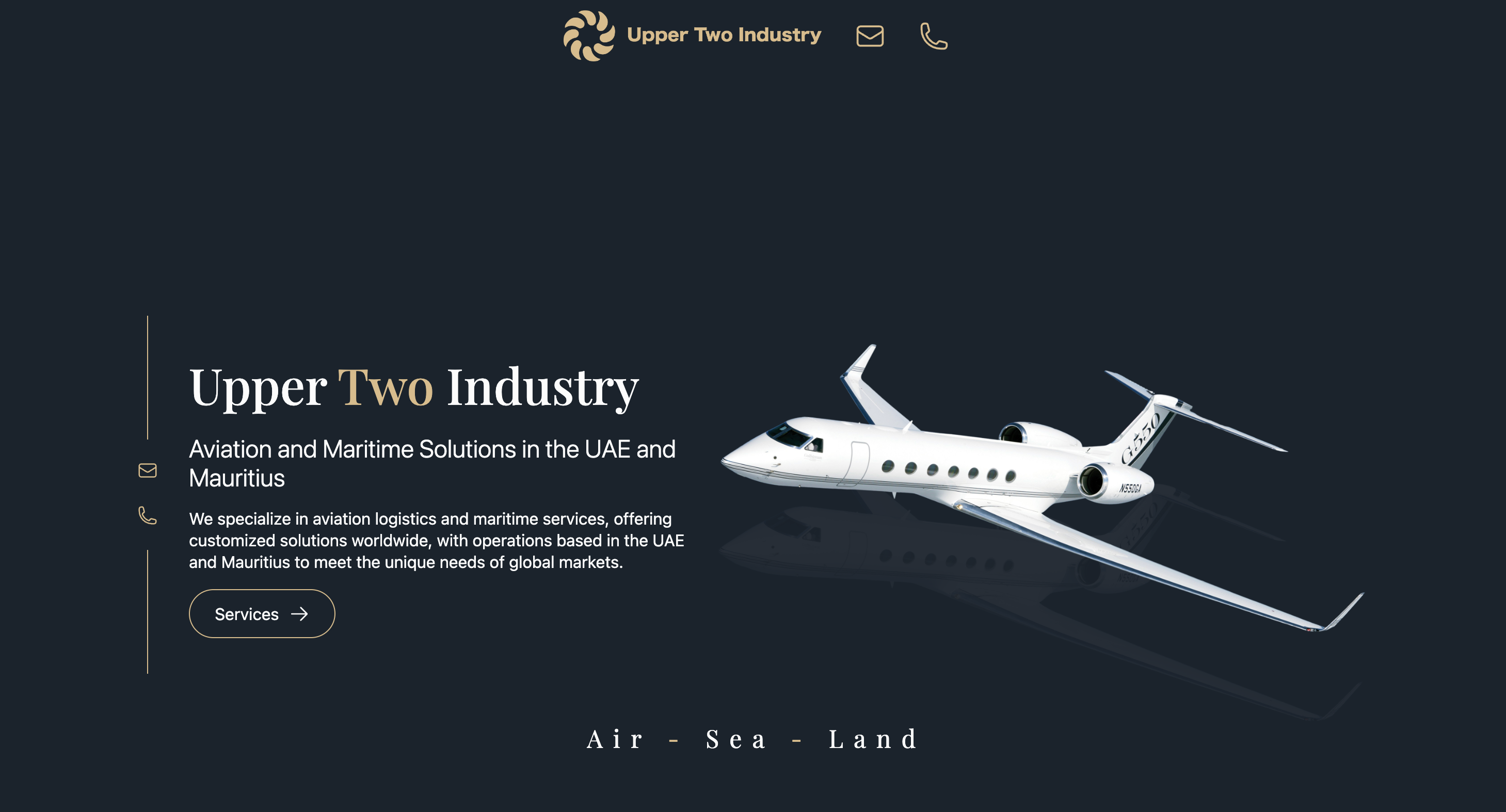 Upper Two Industry — Aviation & Logistique